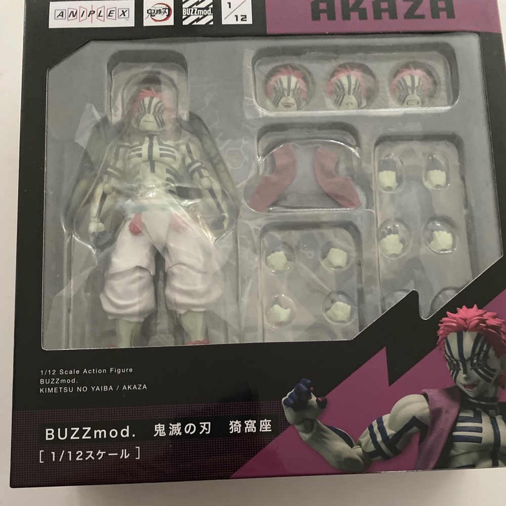 🔥 ANIPLEX+ BUZZmod. FIGURA DE ACCIÓN KIMETSU NO YAIBA ""DEMON SLAYER"" AKAZA🔥